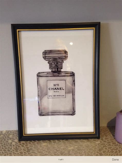 chanel perfume bottle framed picture|chanel no 5 first bottle.